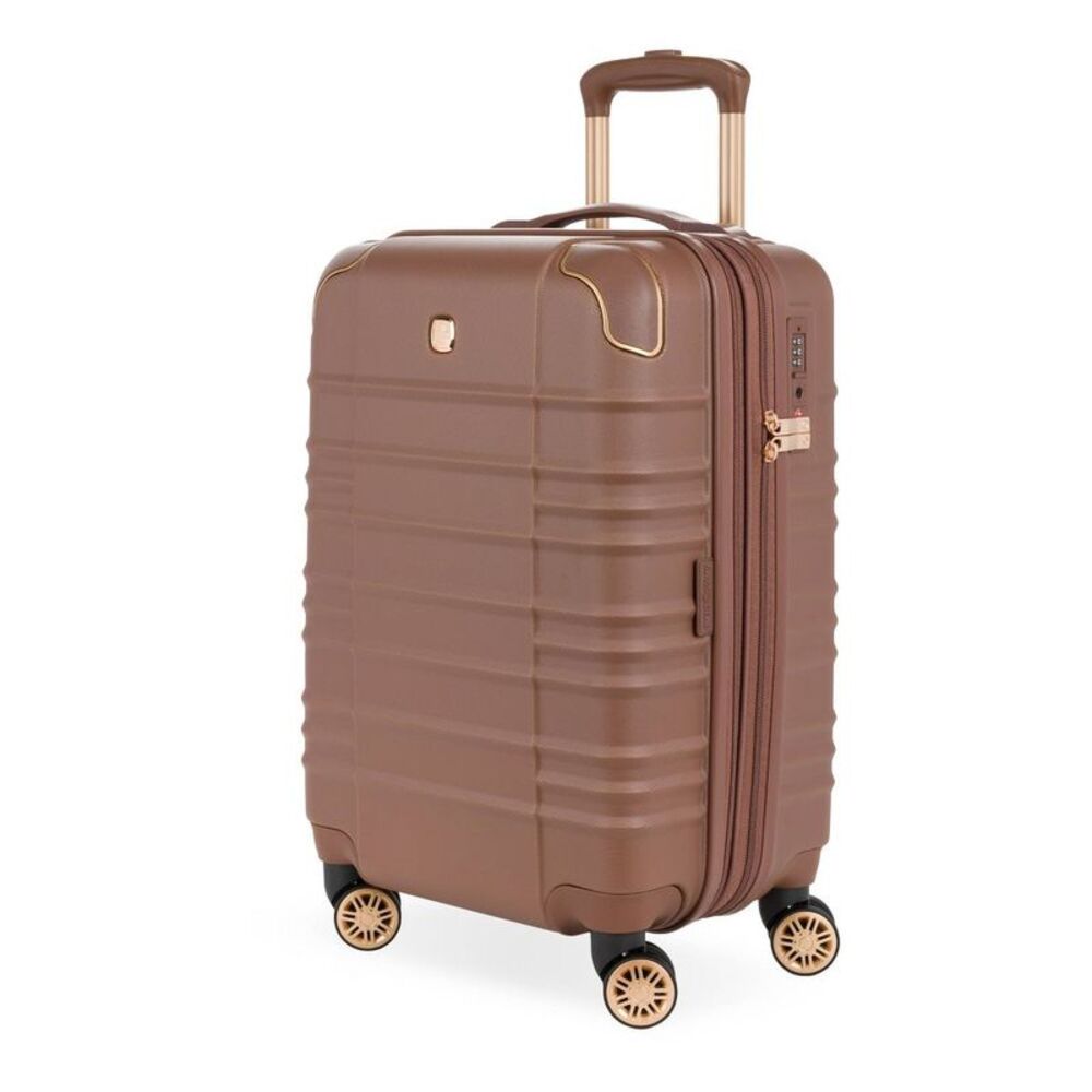 SWISSGEAR Cascade II Hardside Carry On Spinner Wheels Suitcase - Brown
